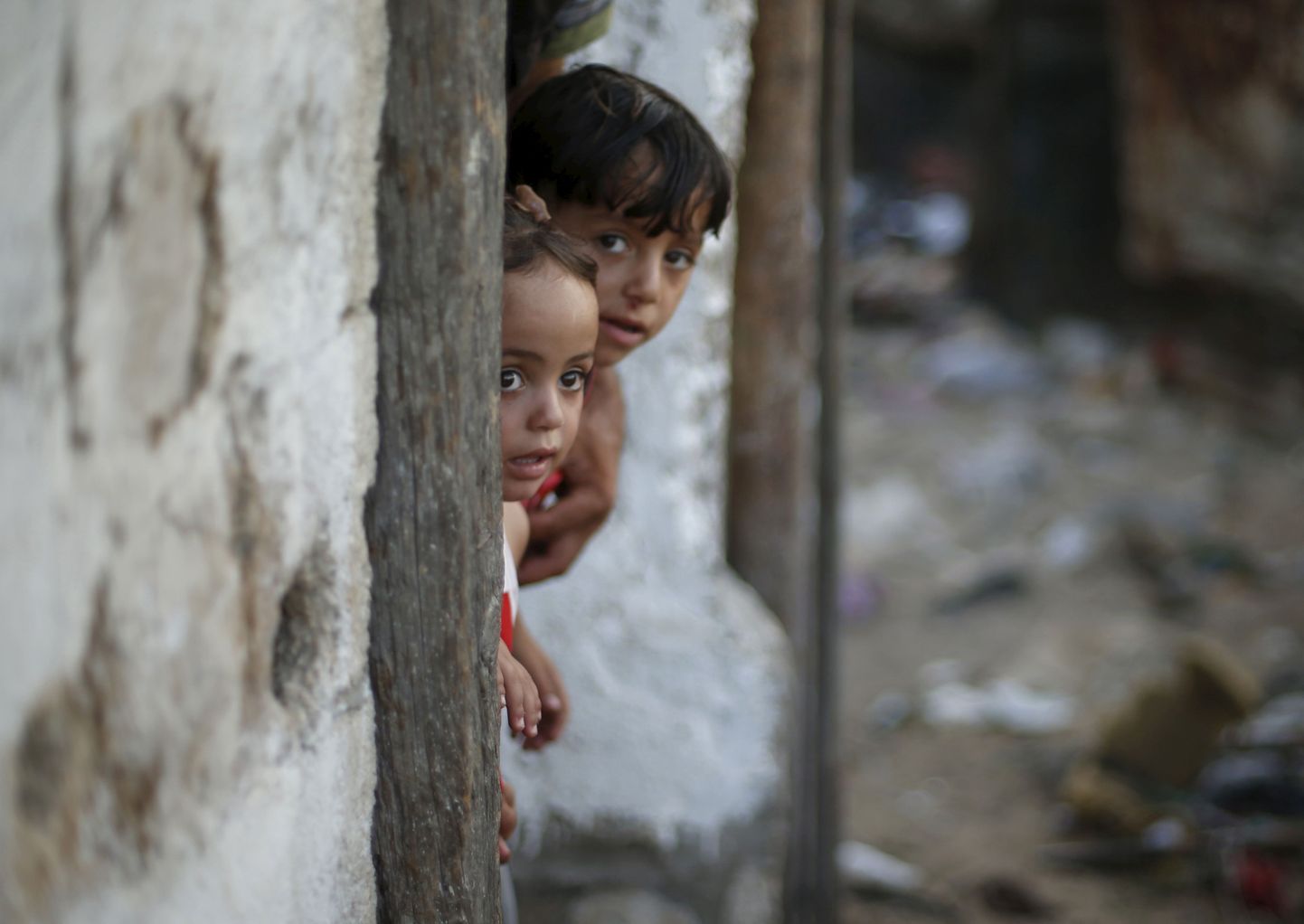 Beit Lahiya linna palestiina lapsed.