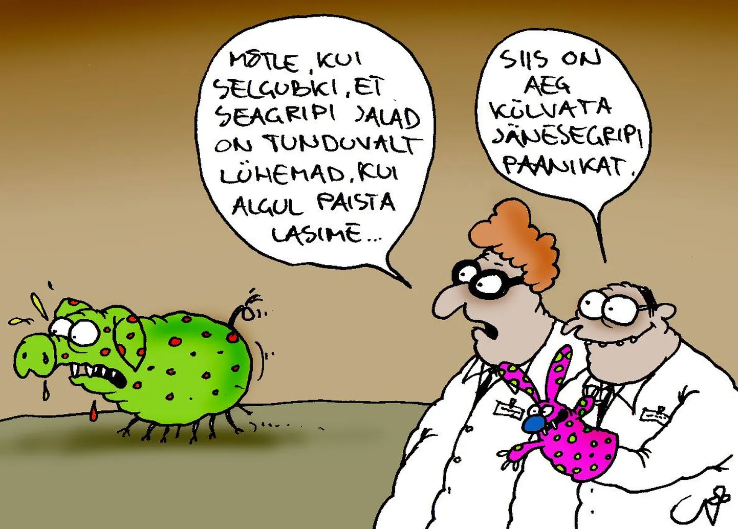 Usk seagrippi hakkab kaduma.
