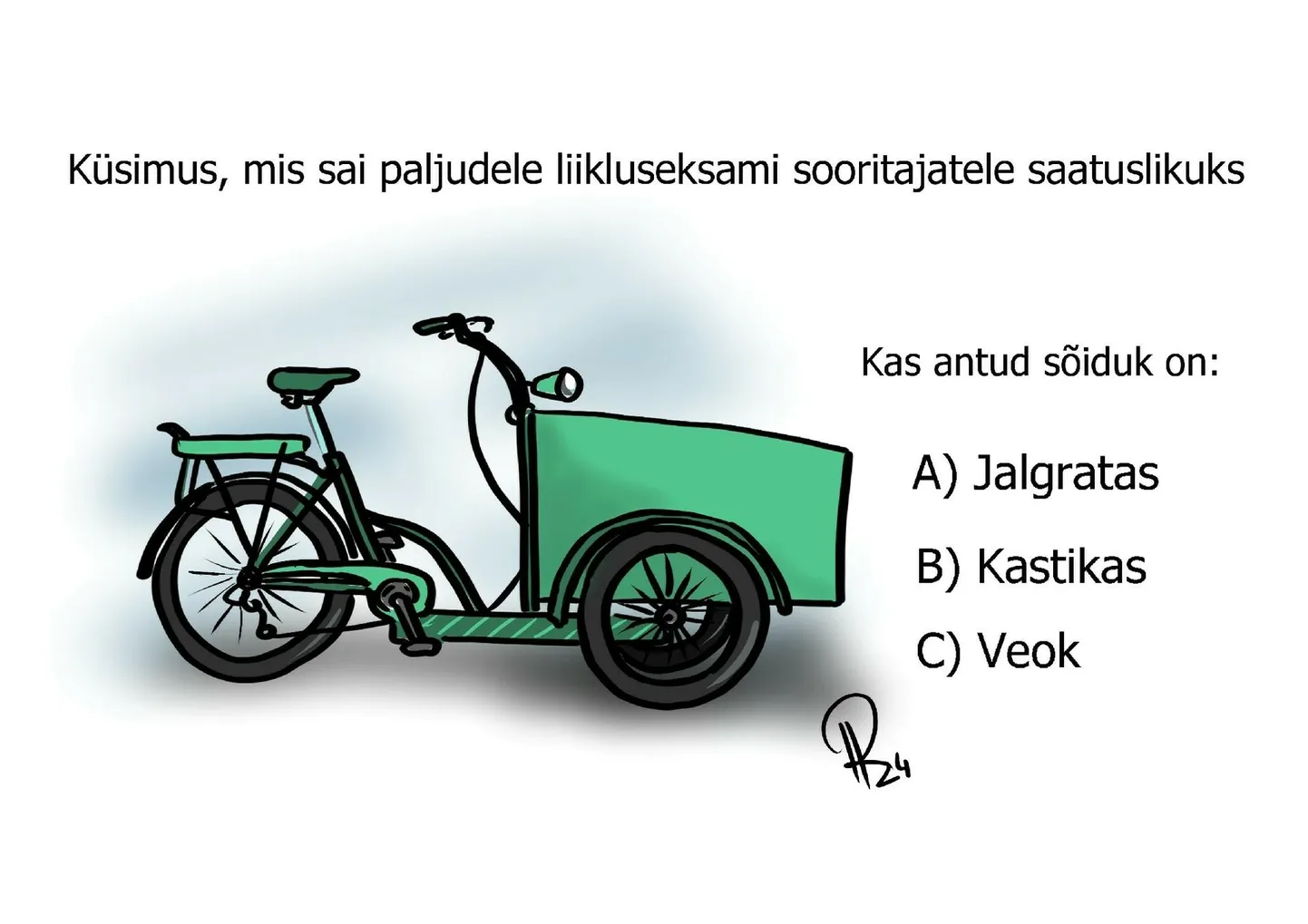 Nädala karikatuur "Vussiläinud teooriaküsimused".