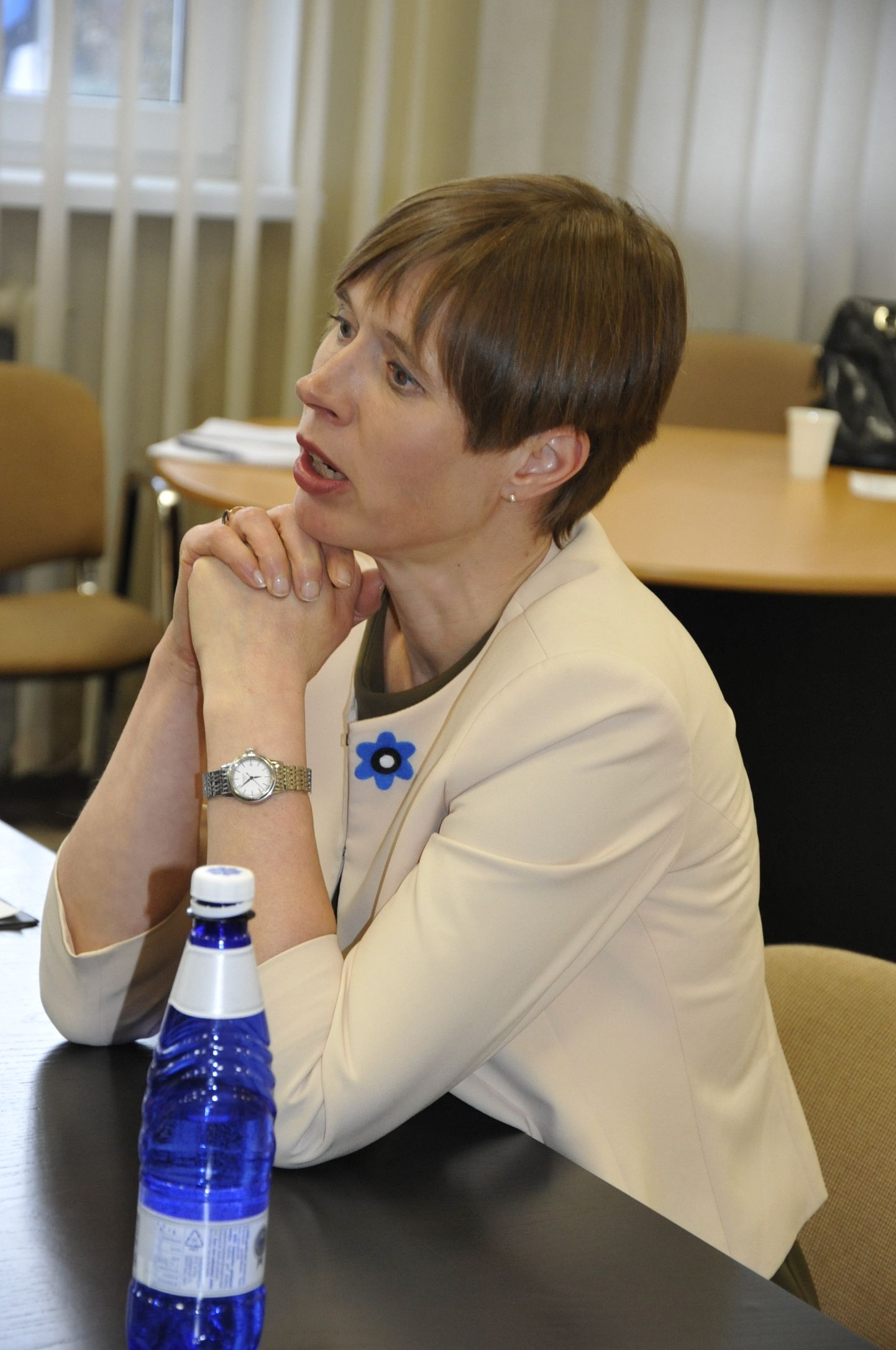 President Kersti Kaljulaid osales eile õhtul Jõgeva vallavolikogu koosolekul.