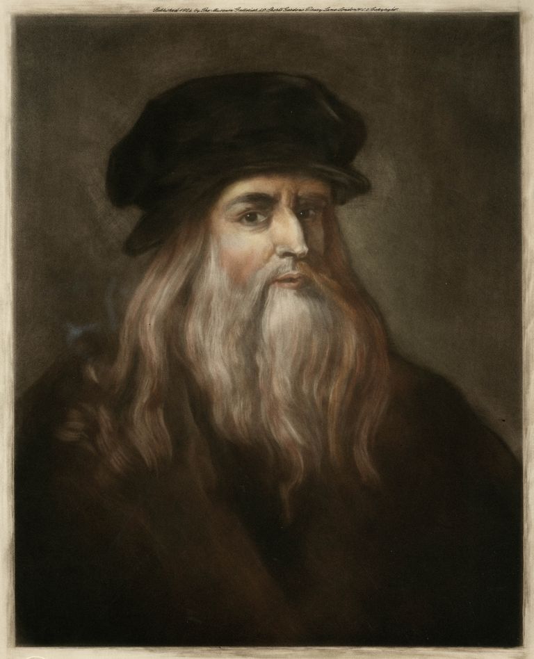 Leonardo da Vinci (1452 - 1519) portreemaal