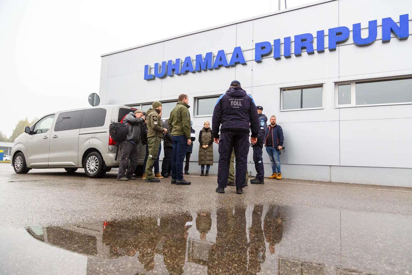 Luhamaa piiripunkt. Pilt ei ole uudisega otseselt seotud.
