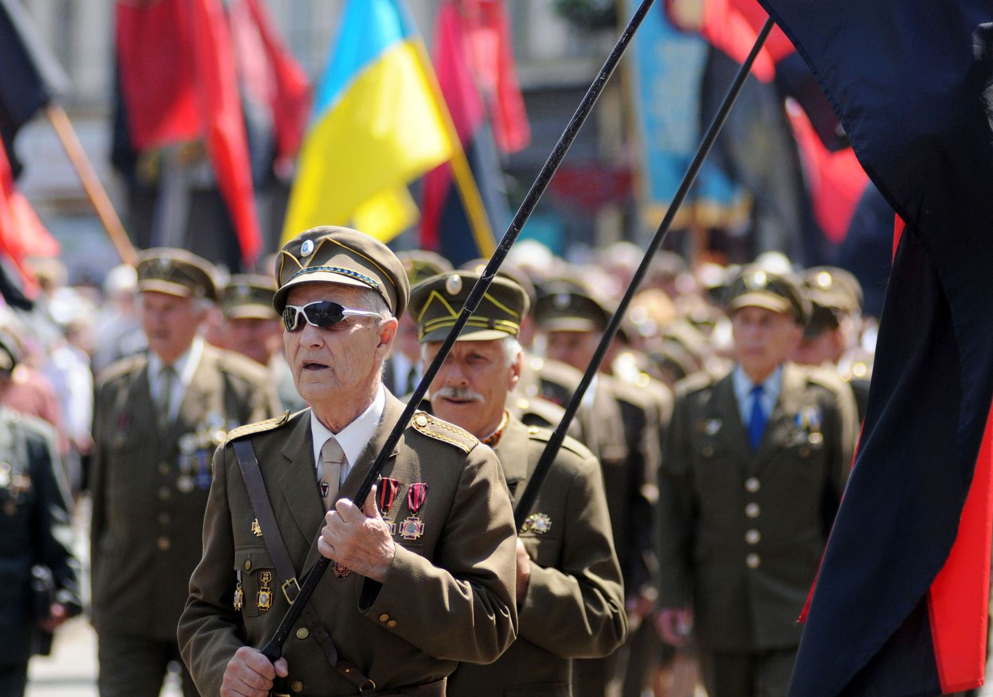 Выступление украинских националистов во Львове 22 мая