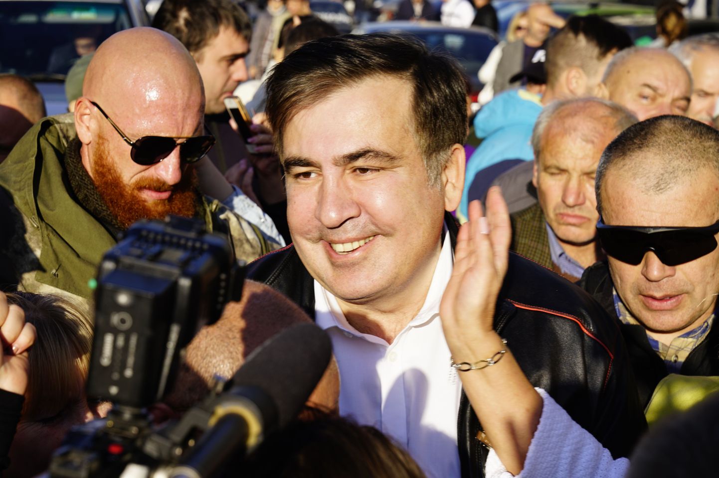 Gruusia ekspresident ja Ukraina Odessa oblasti ekskuberner Mihheil Saakašvili.