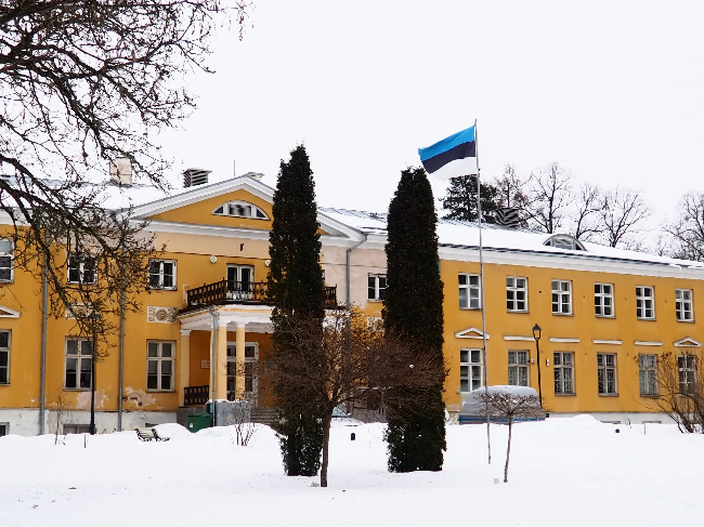 Räpina mõisa peahoone.