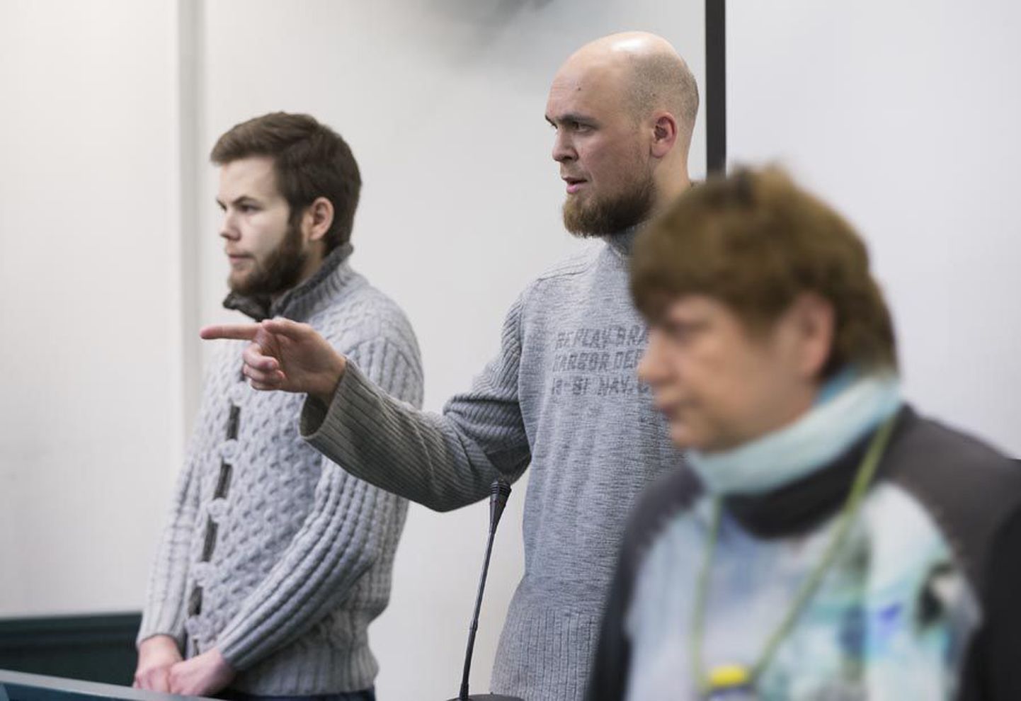 Ramil Khalilov (vasakul) ja Roman Manko end ise süüdi ei tunnistanud.