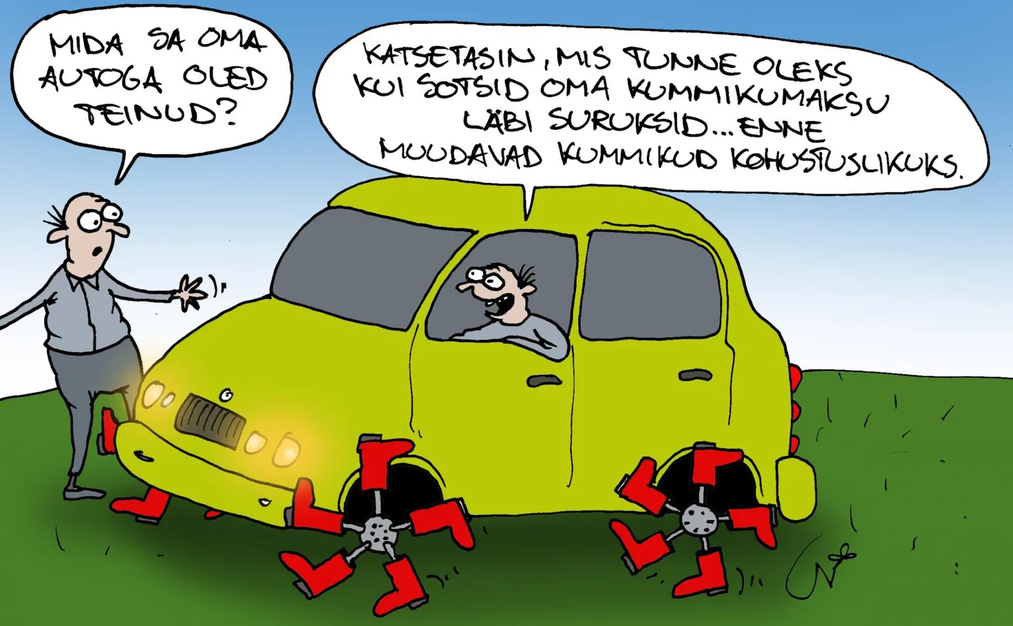 Päeva karikatuur. 09.08