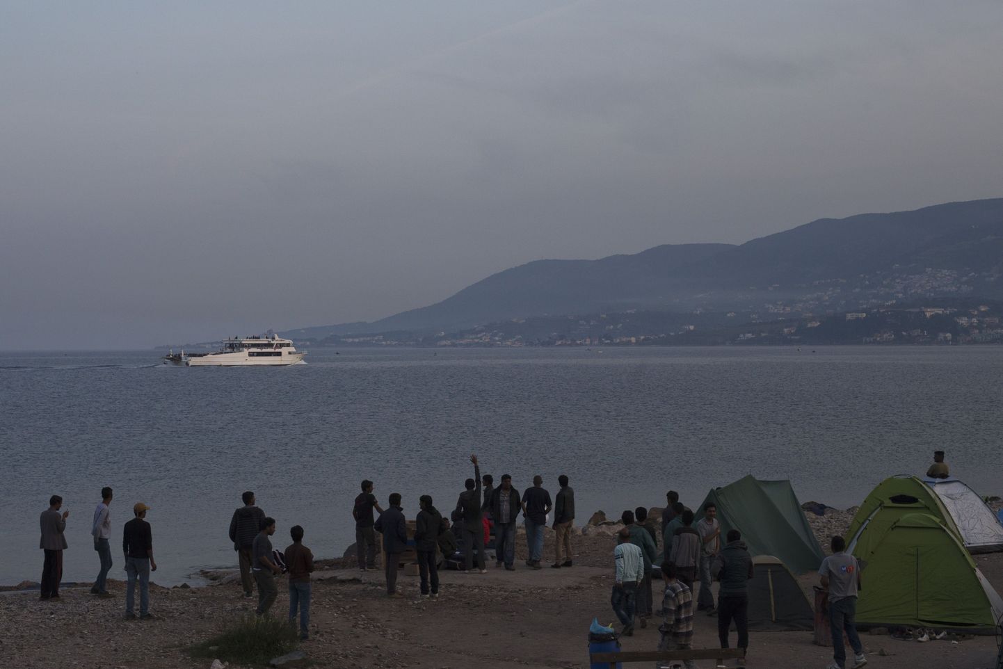 Migrandid Kreekas Lesbose saarel