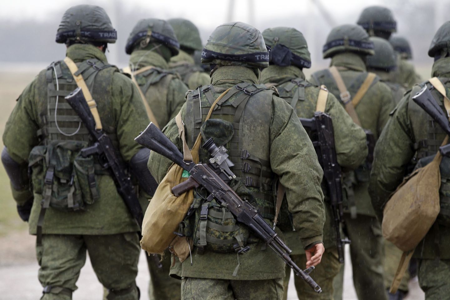 Venemeelsed sõdurid Krimmis.