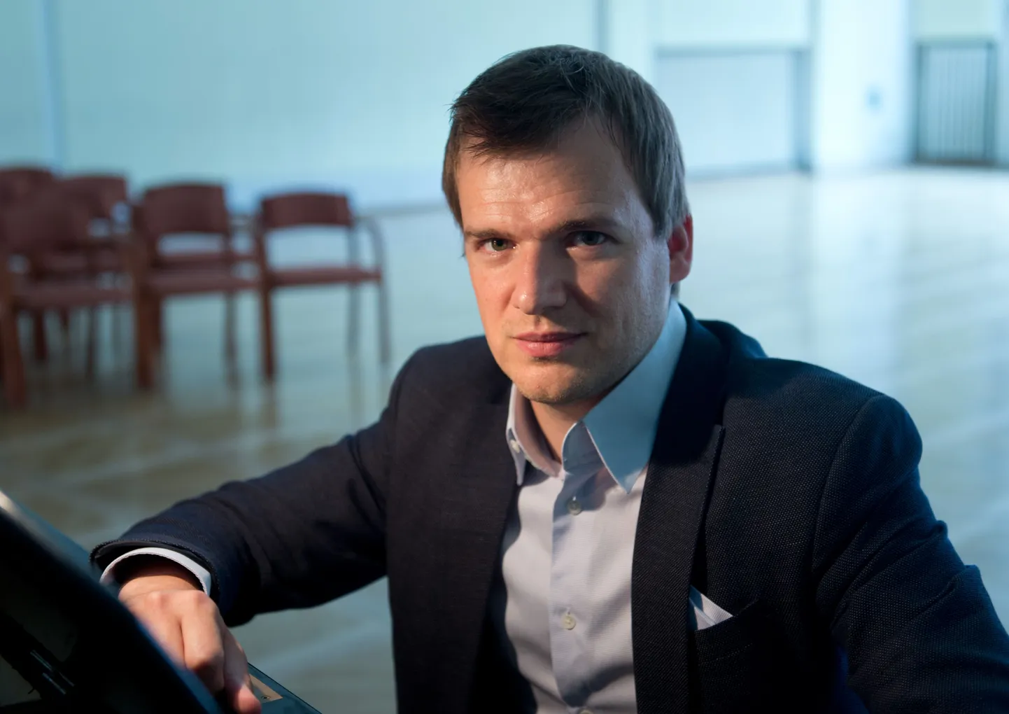 Dirigent Risto Joost.