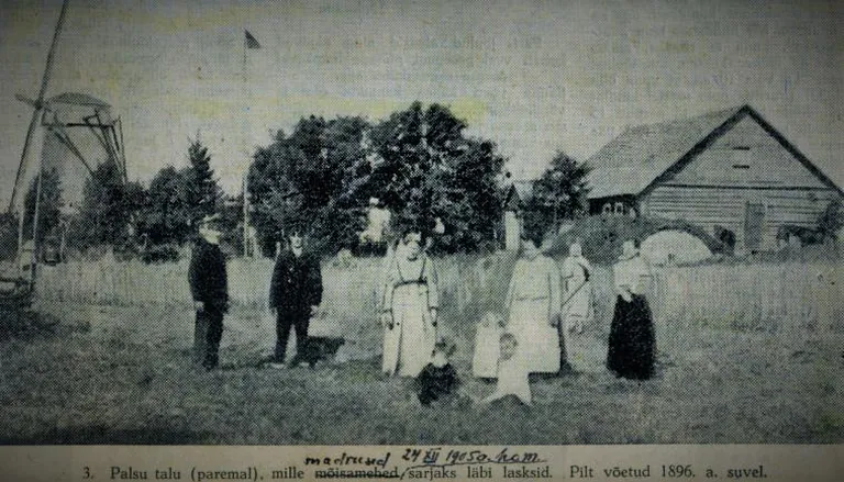 Palsu talu aastal 1896.