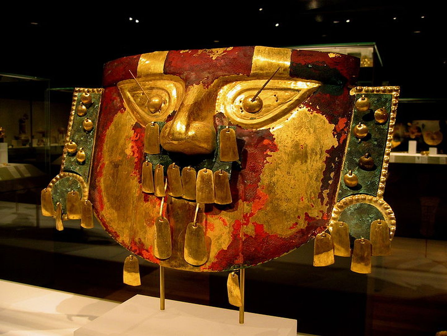 Peruāņu nāves maska. Metropolitēna mākslas muzejs Ņujorkā