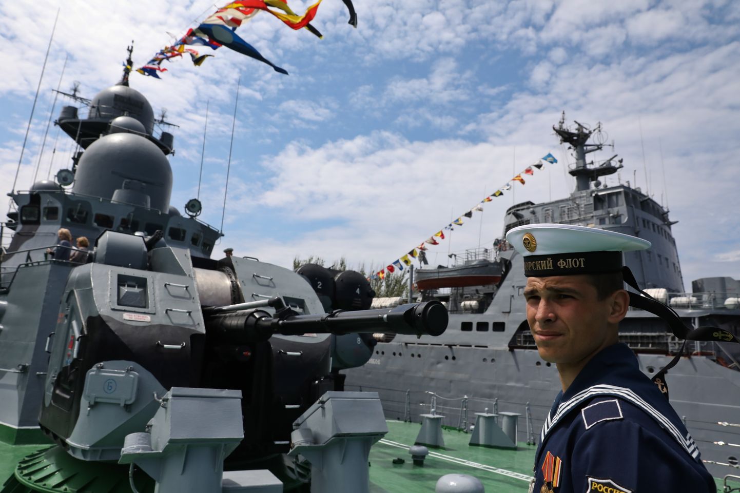 Musta mere laevastiku loomise tähistamine Sevastopolis.