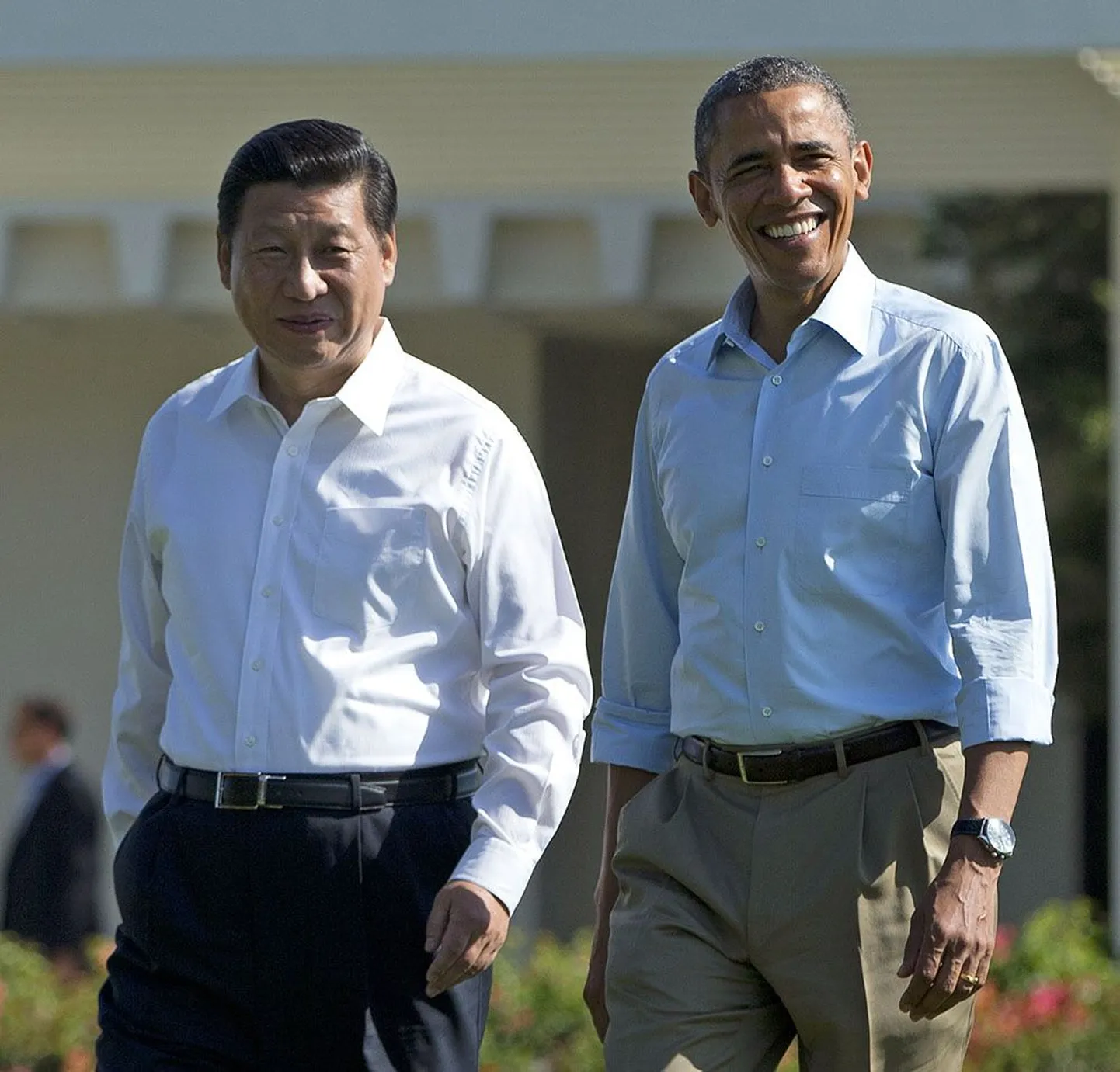Xi Jinping and Barack Obama. 