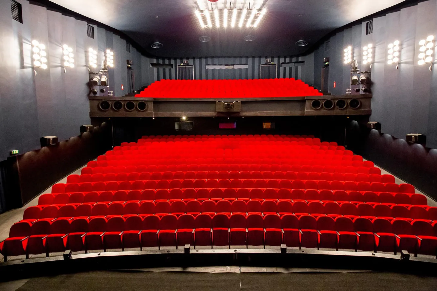 Endla teatri tühi saal. Foto on illustreeriv