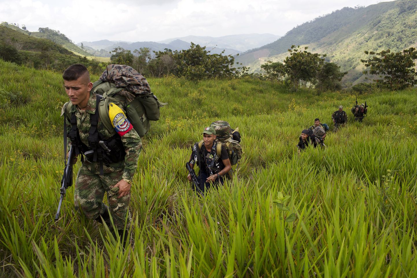 Colombia FARC-i võitlejad. Foto on illustratiivne.