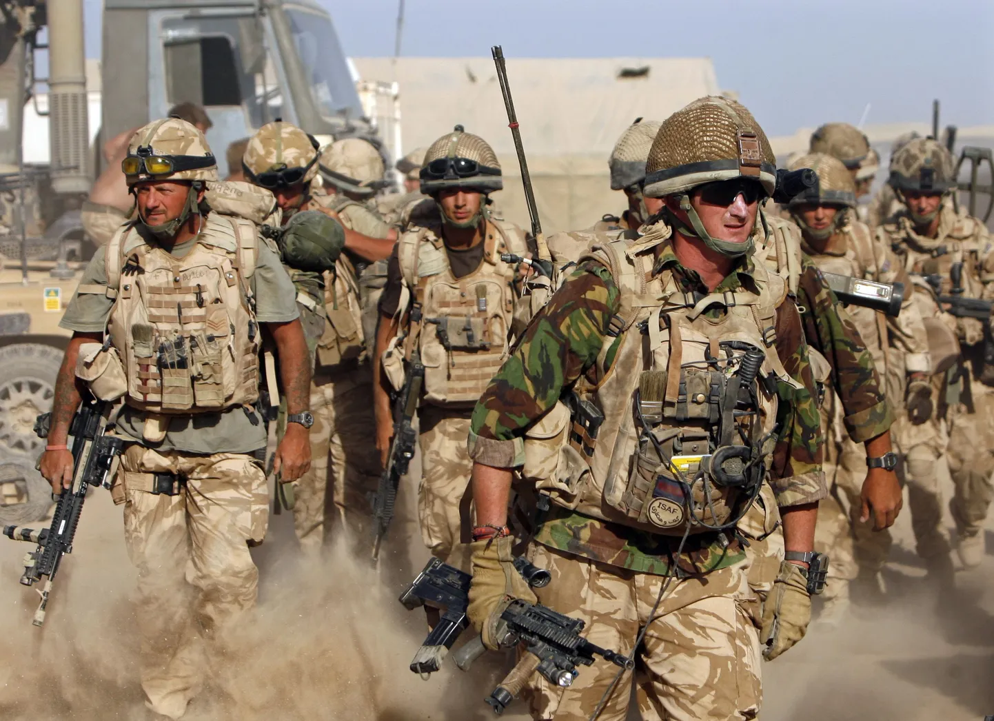 Briti sõdurid Afganistanis.