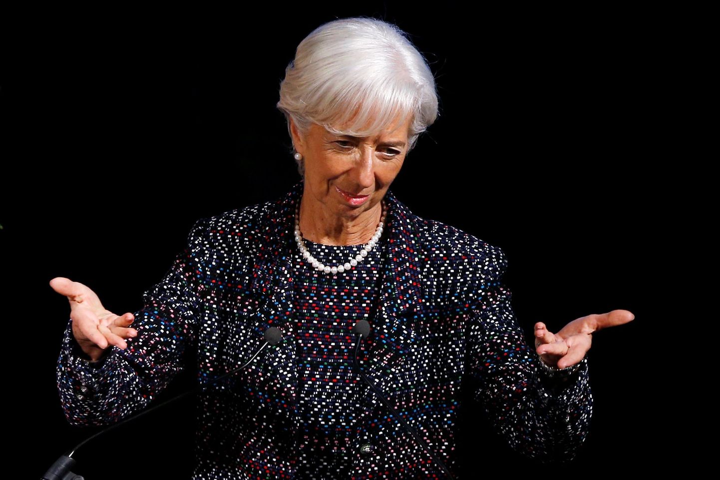 IMFi juht pidas kolmapäeval Brüsselis kõne, kus vaatas optimistlikult tulevikku.