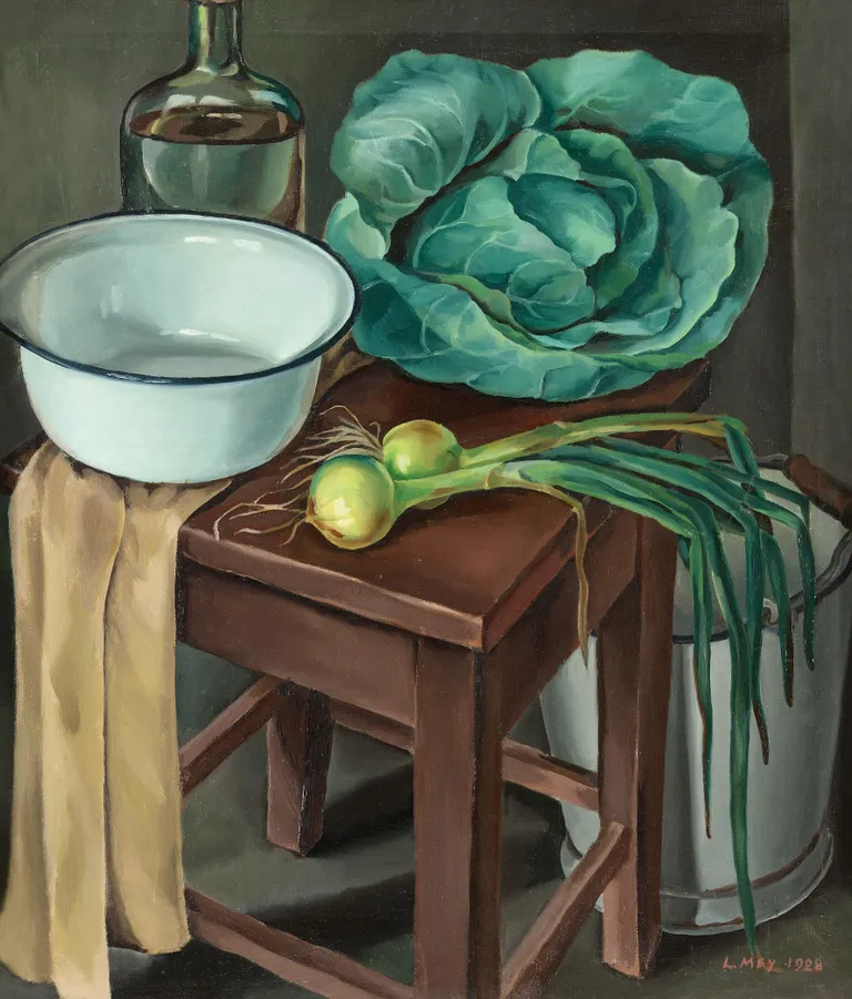 Lydia Mei, «Natüürmort». 1928. Õli. Eesti Kunstimuuseum.