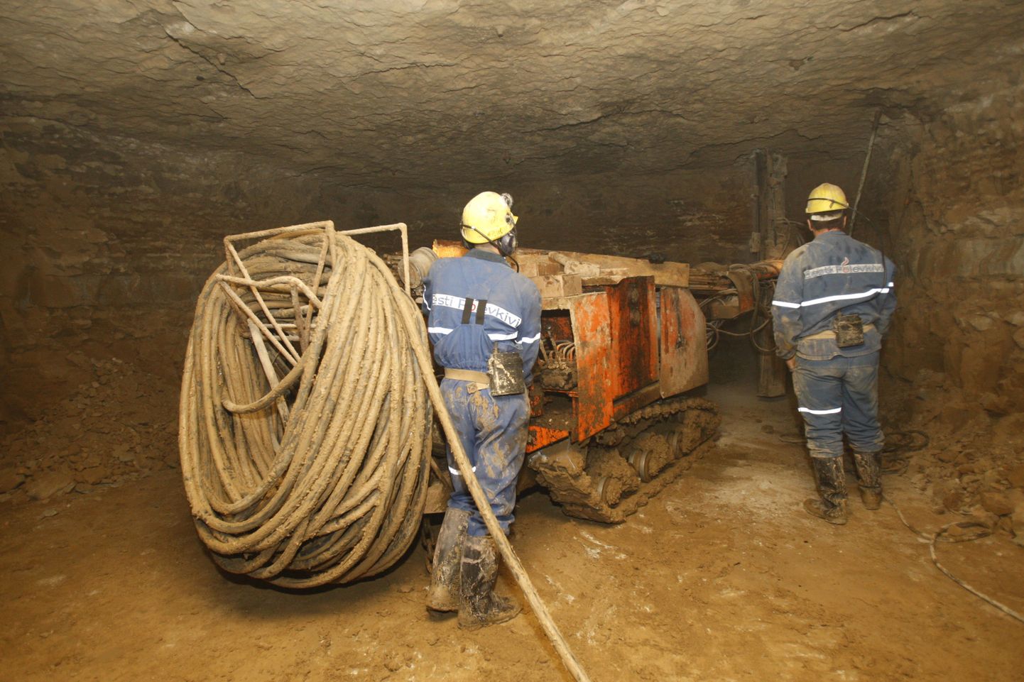 Estonia kaevanduse kaevurid.