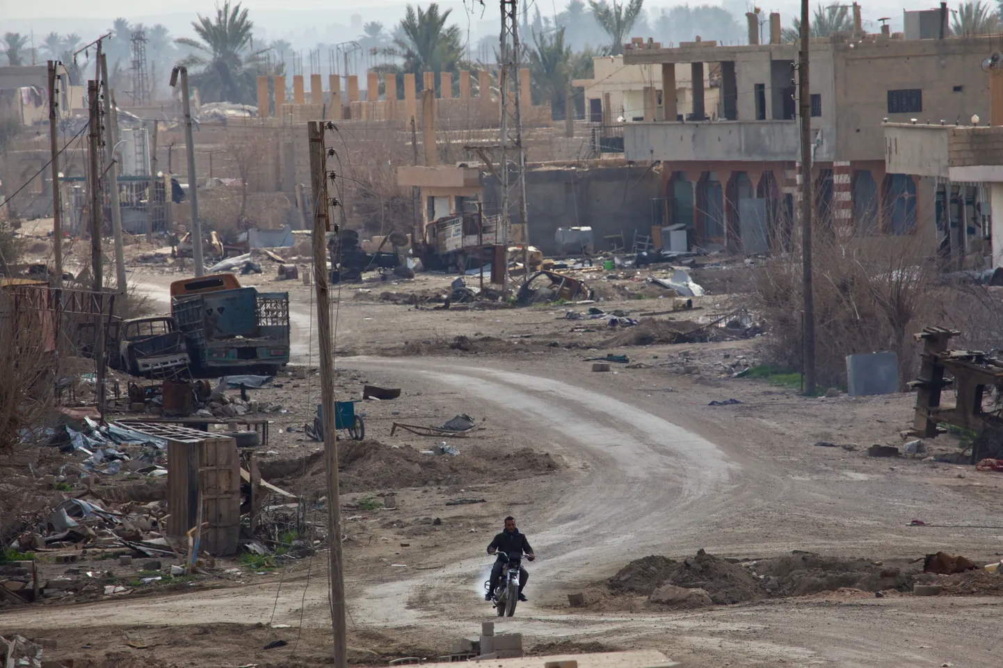 Baghuzi linn Süürias.