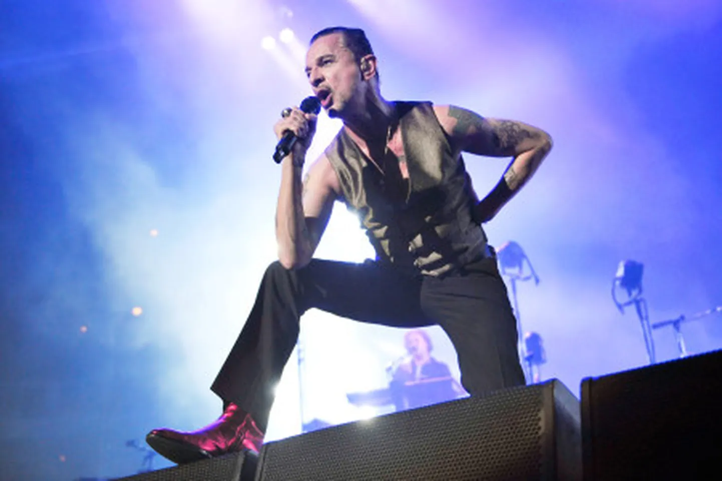 Вокалист Depeche Mode Дэйв Гаан