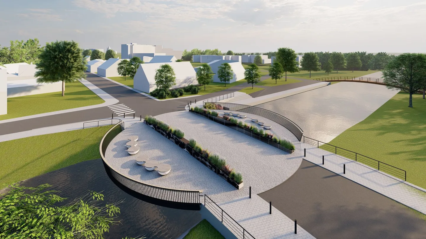 UHKE SILD: Arhitektuurivõistluse võitis 2023. aasta alguses OÜ Sport, arhitekt Tiit Silla ideekavand “Paus”.