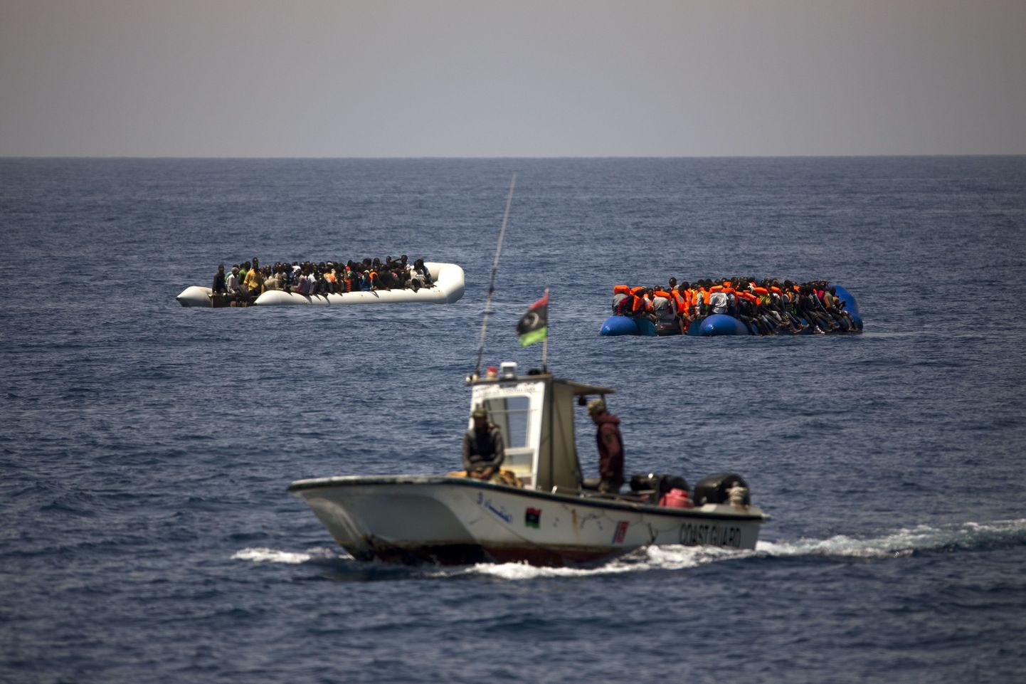 Liibüa rannavalvealus sündmuskohal