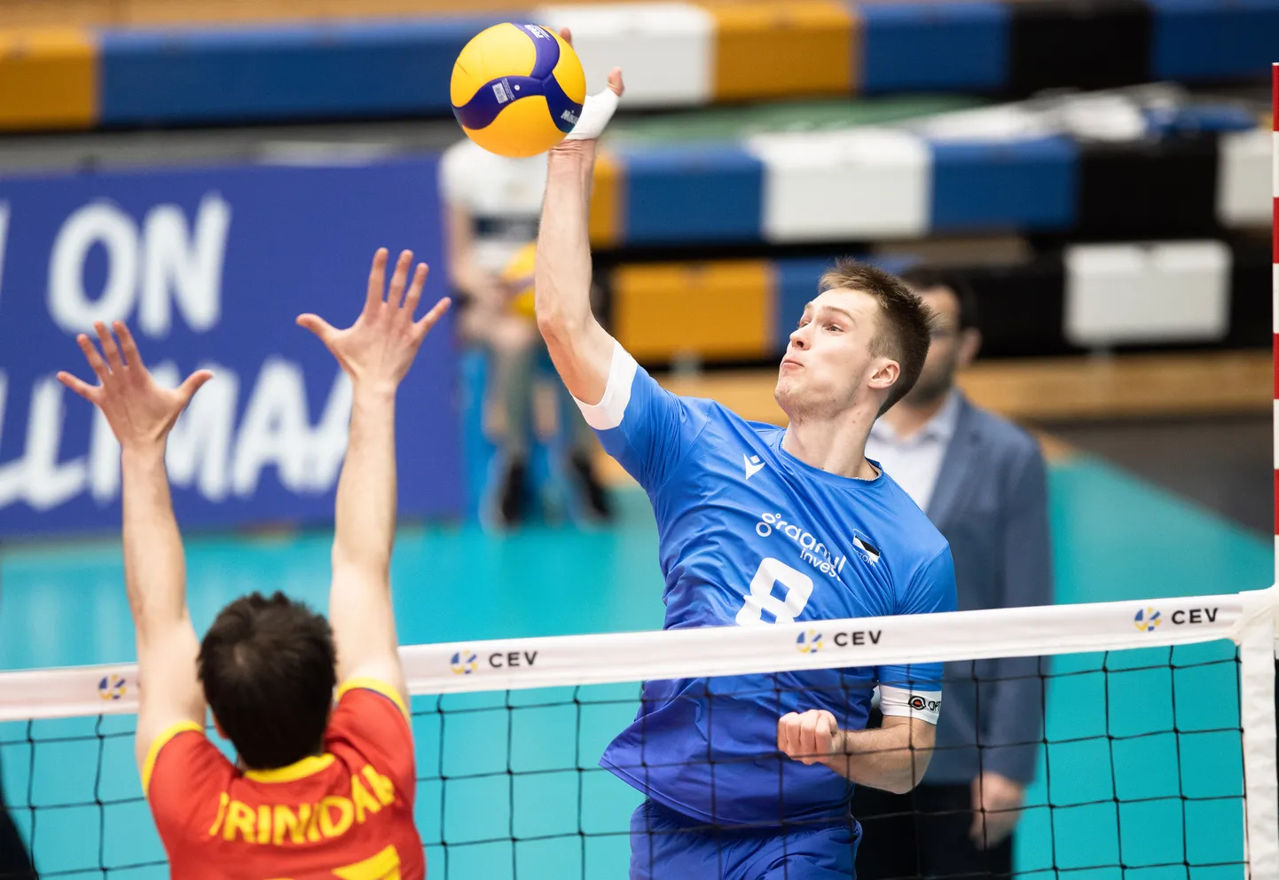 20-aastane Märt Tammearu oli kohtumise eel parajalt närvis, kuid mängupildis see ei avaldunud.