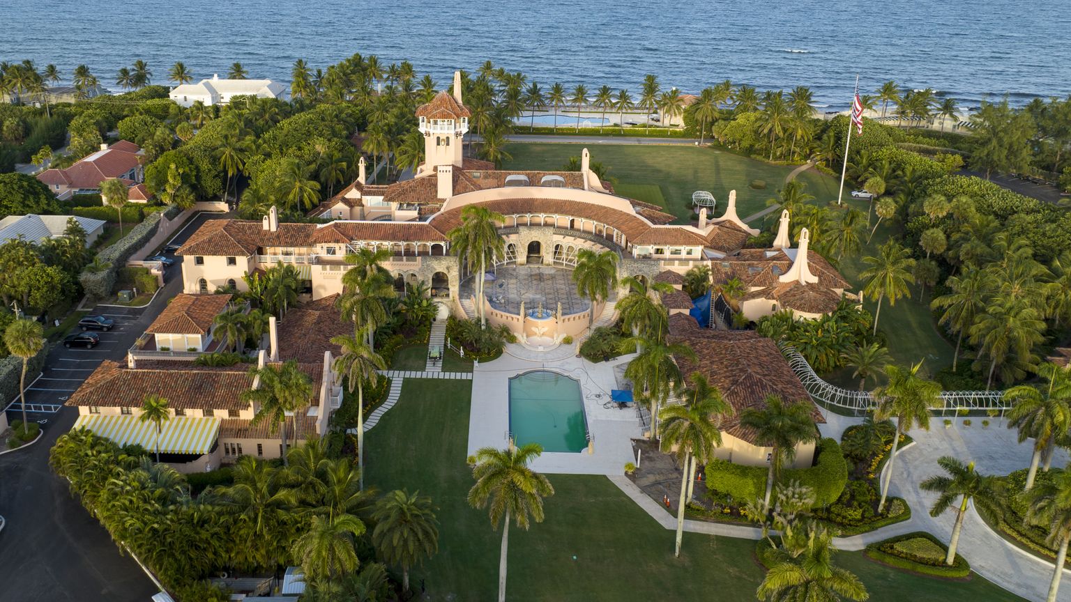 USA endise presidendi ja ärimehe Donald Trumpi Florida Palm Beachi  Mar-a-Lago häärber ja golfiklubi