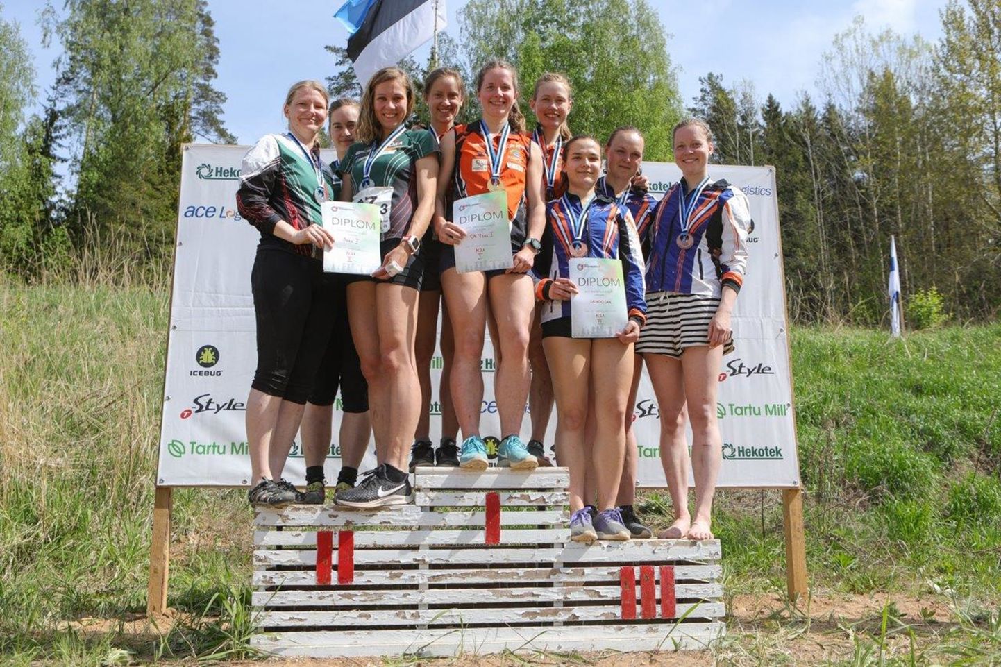 JOKA naiskond sai Eesti meistrivõistlustel teise koha.