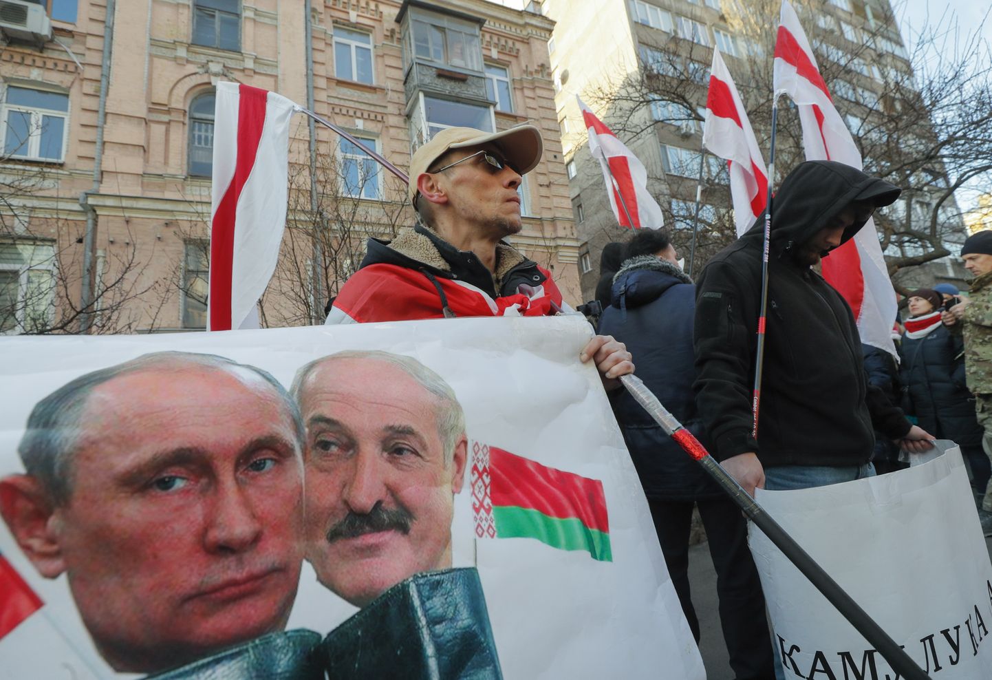 Протесты в Минске на фоне встречи Путина и Лукашенко