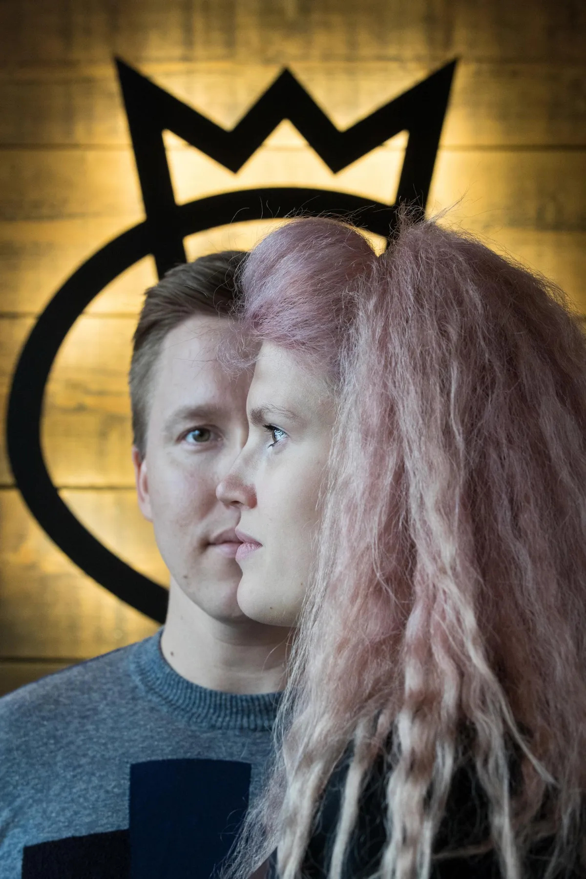Kristel ja Marko Kruustük, ärinaist esiplaanil on võimatu mitte märgata.