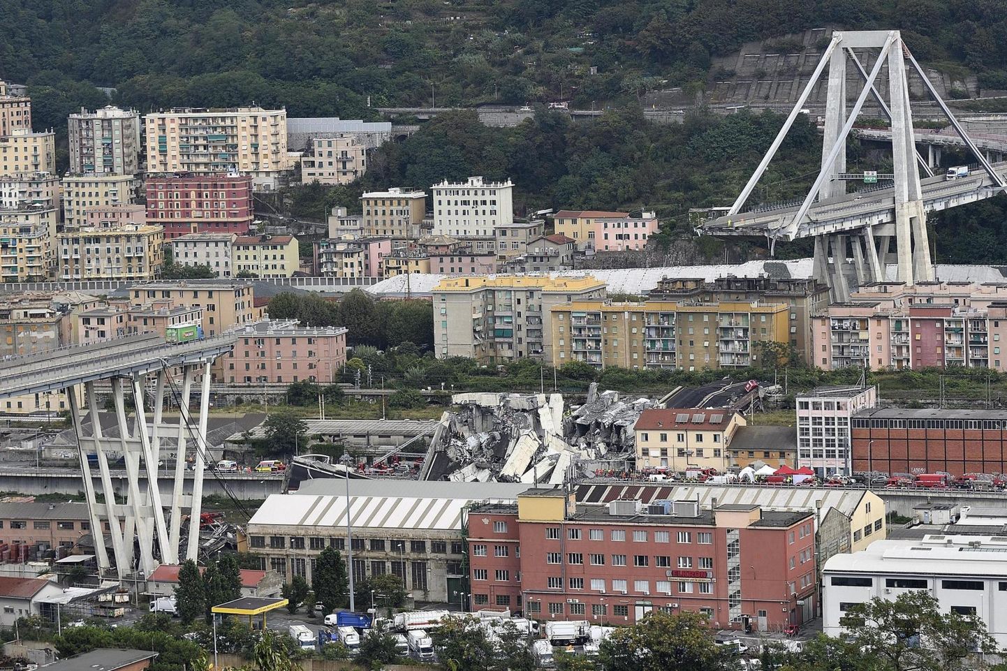 Genova kesklinnast läänes asunud Morandi sillal kulgenud A10 maanteel oli pidevalt tihe liiklus. Eile lõuna ajal toimunud varingu ajal oli sillal umbes 30 sõidukit.