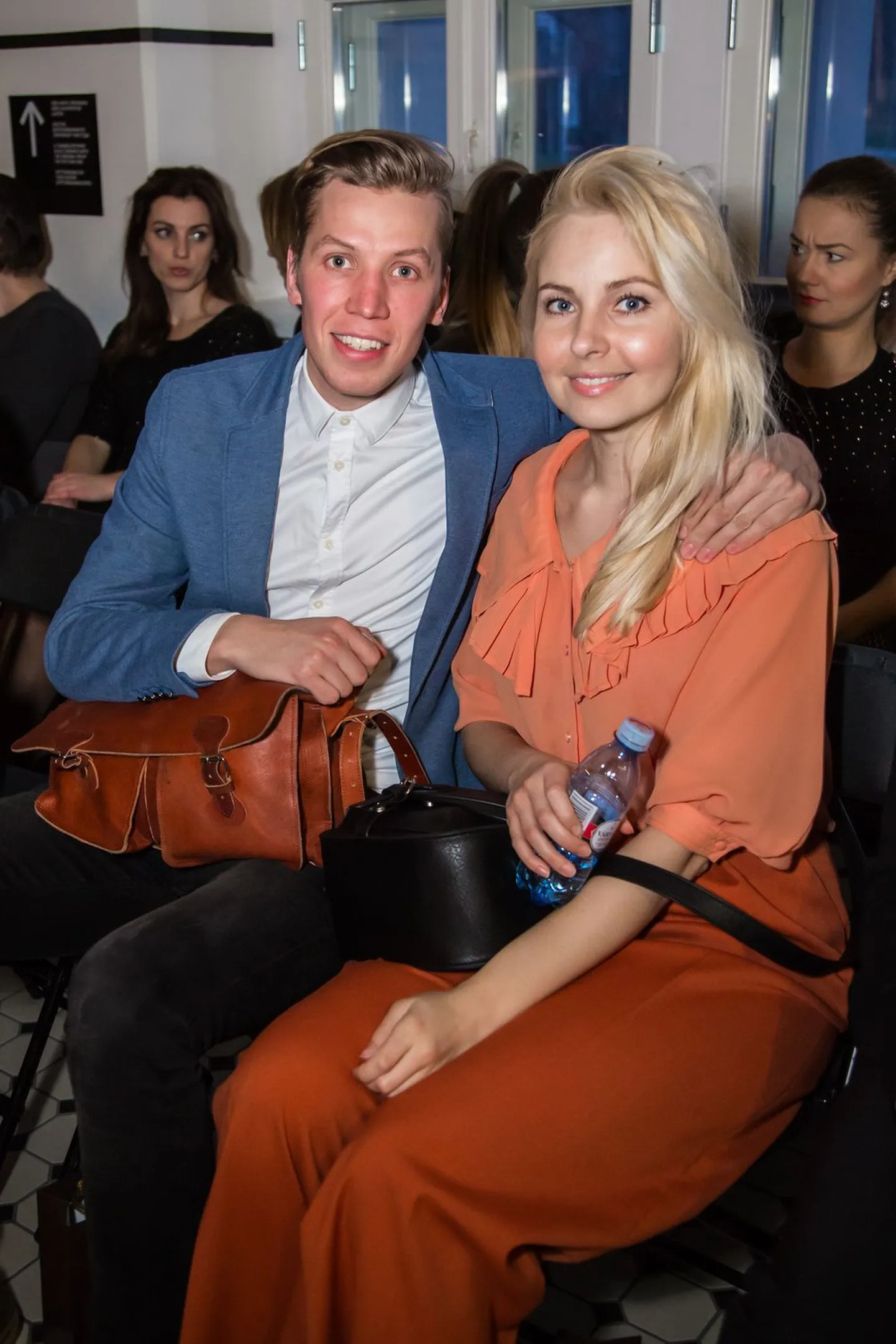 Tiina Talumees moeshow seltskond.
Piret Järvis ja Egert Milder