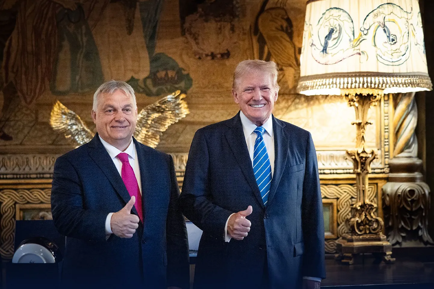Ungari peaminister Viktor Orbán külas Ameerika Ühendriikide presidendiks valitud Donald Trumpil tema Mar-a-Lago kuurordis.