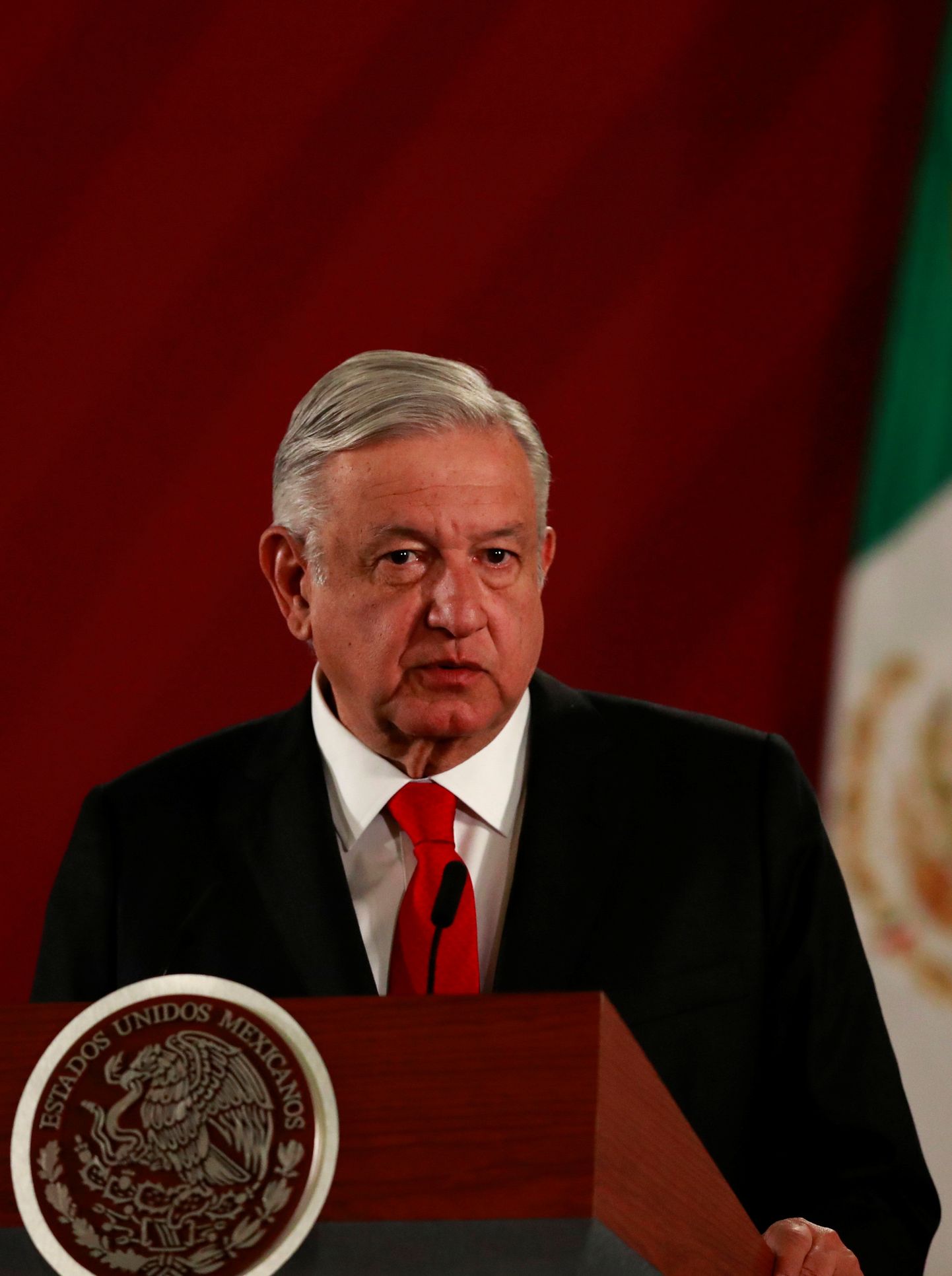 Mehhiko president Andrés Manuel López Obrador 27. detsembril pealinnas Méxicos asuvas presidendipalees pressikonverentsi andmas.