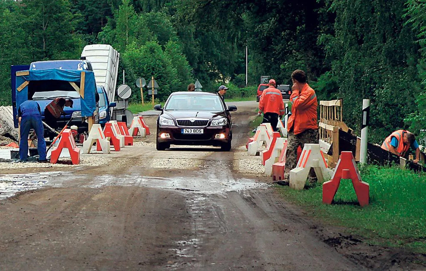 Häädemeeste sillal käib hädavajalik remont.