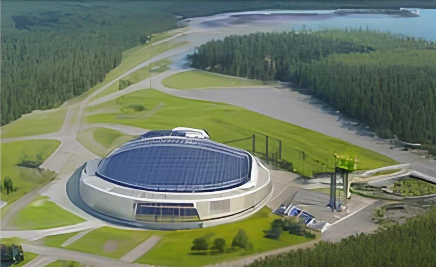 Eesti oludesse sobiv tuumajaam võiks tehisintellekti arvates välja näha selline. 
