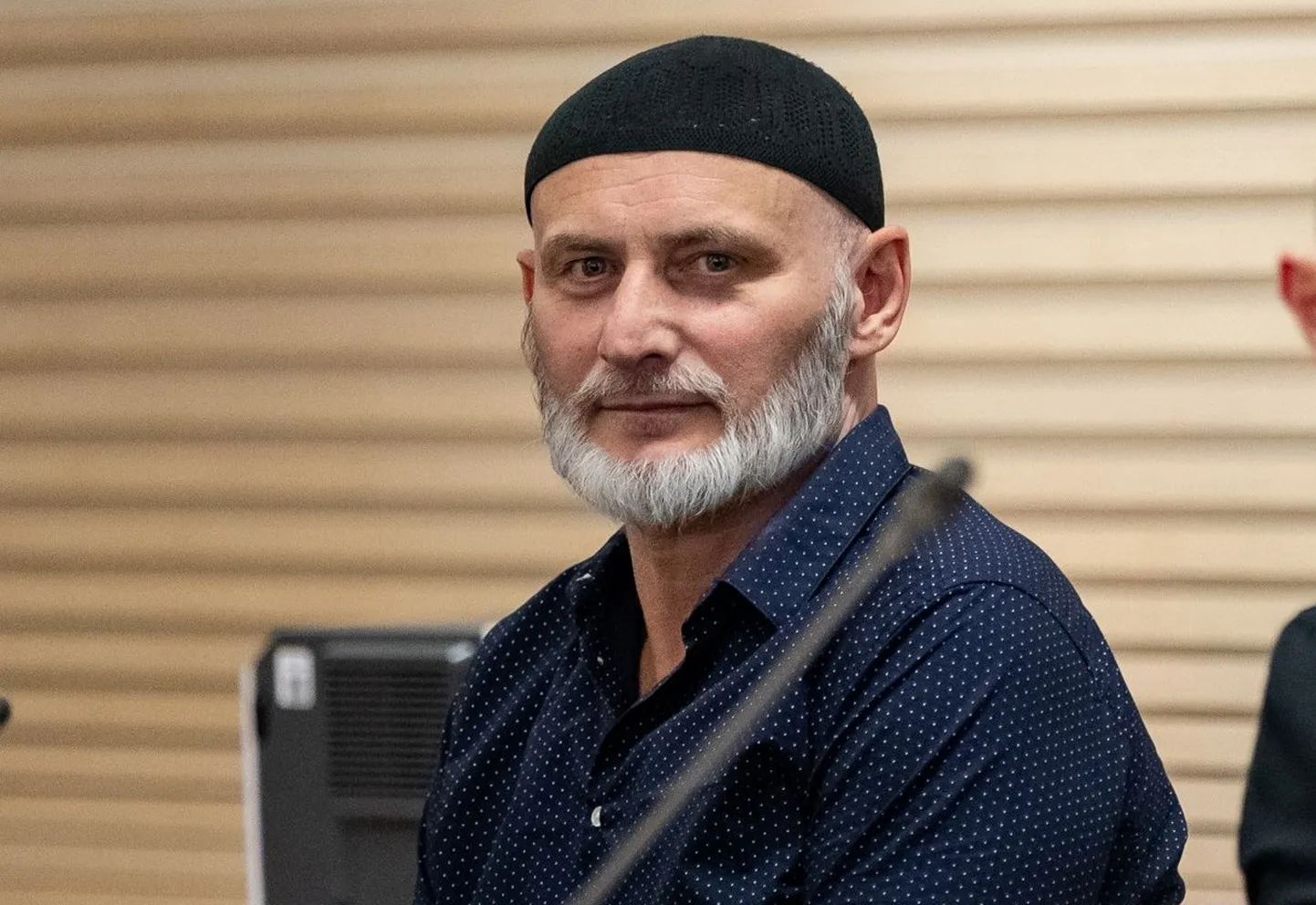 Харон Дикаев, осужденный за руководство преступной группировкой в Харьюском  уездном суде.