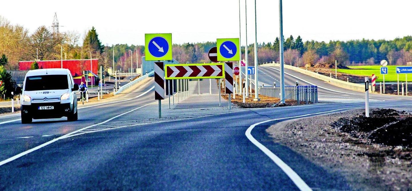 Четырехполосное шоссе Таллинн-Тарту заканчивается в Козе.