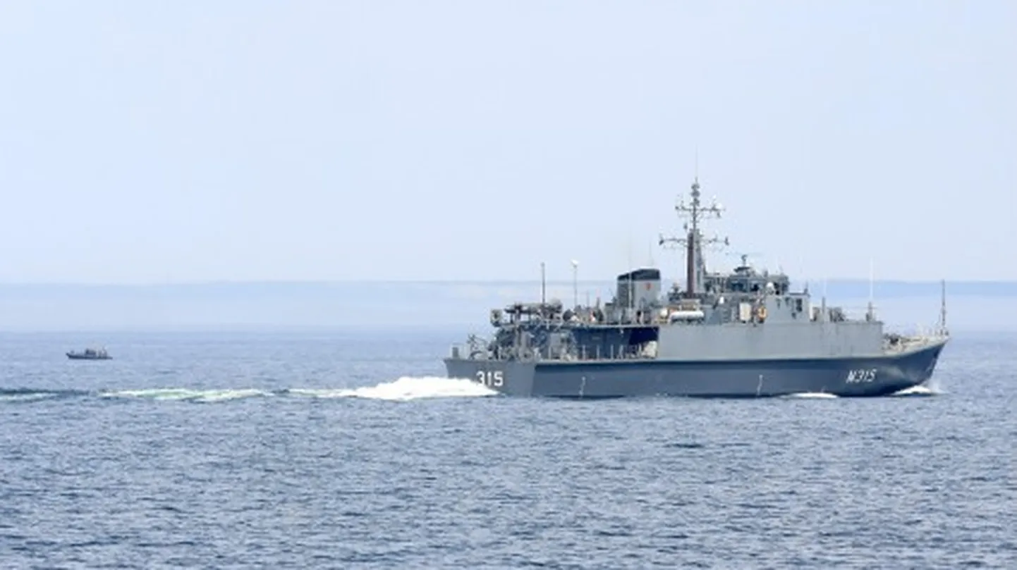 Военный корабль в Балтийском море. Фото иллюстративное.
