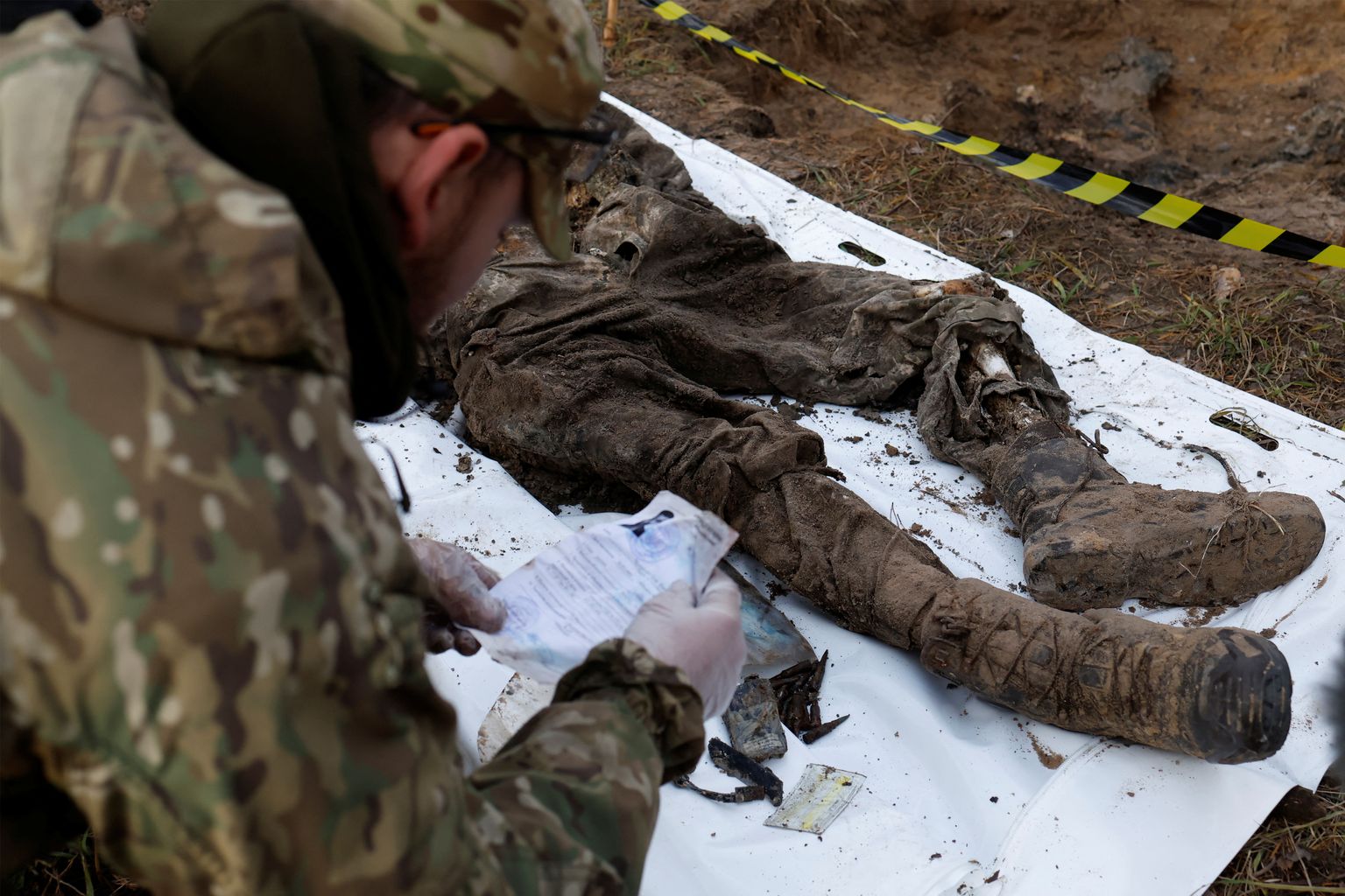 Hukkunud Ukraina sõduri isiku tuvastamine