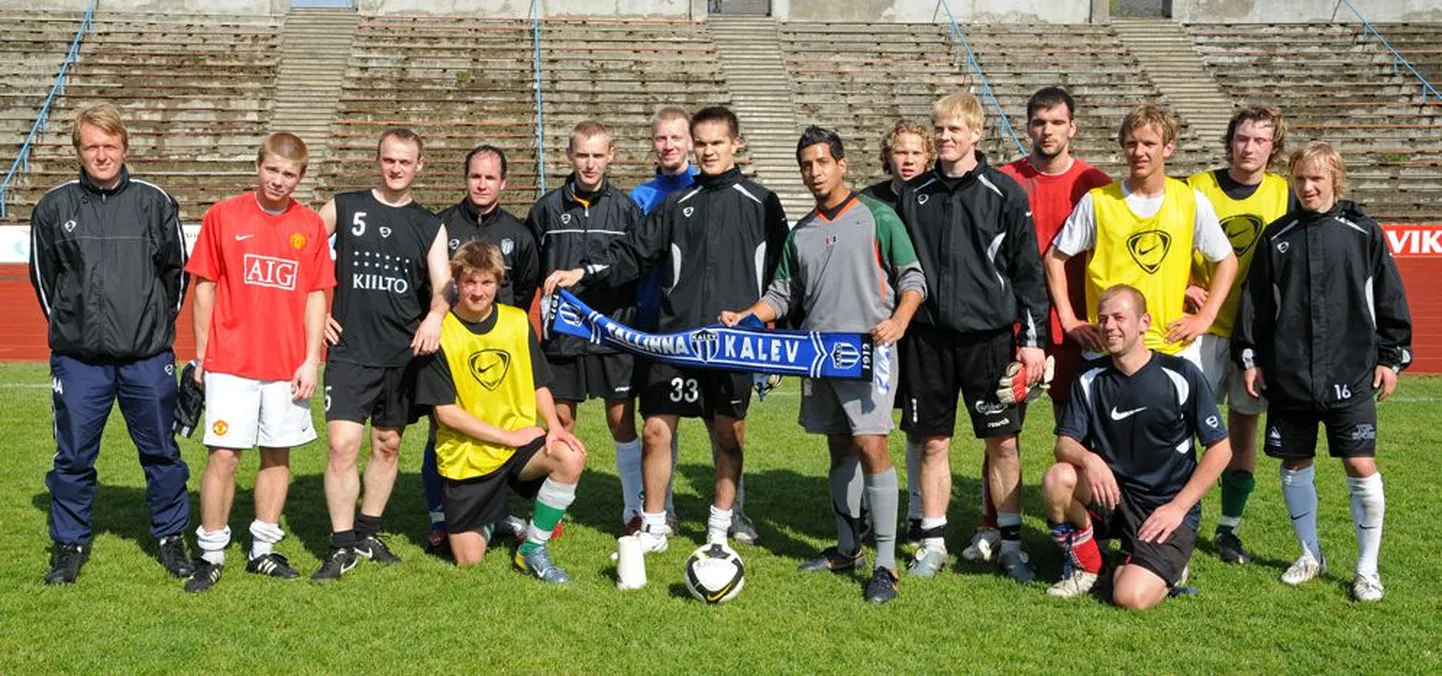 Lester Meléndes JK Kalevi treeningul 18.05.2008