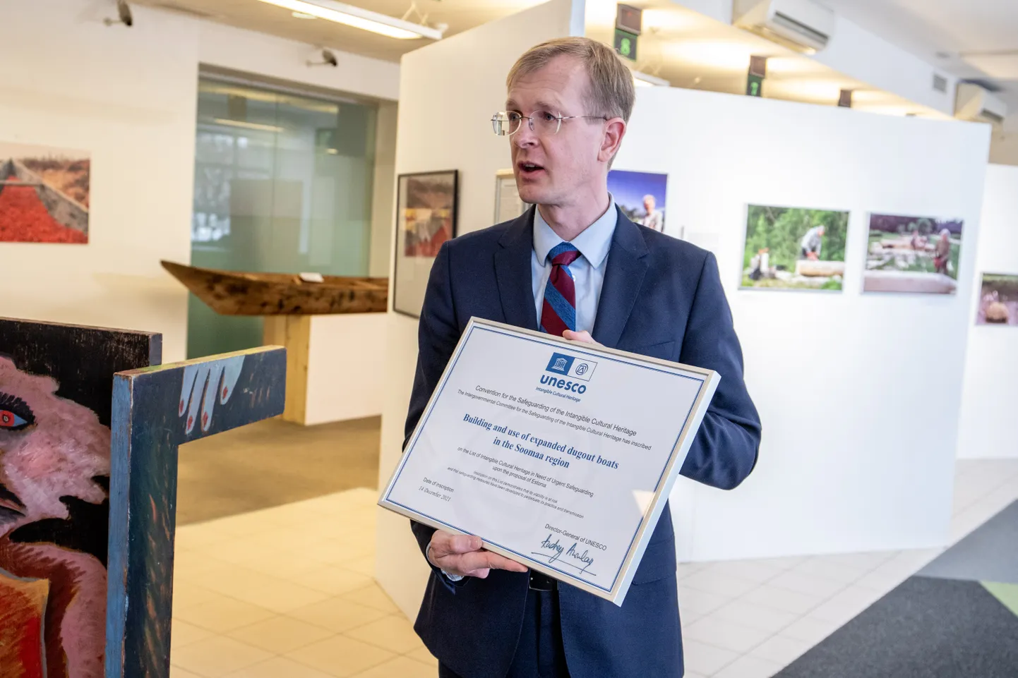 Kultuuriminister Tiit Terik visiidil Pärnus.