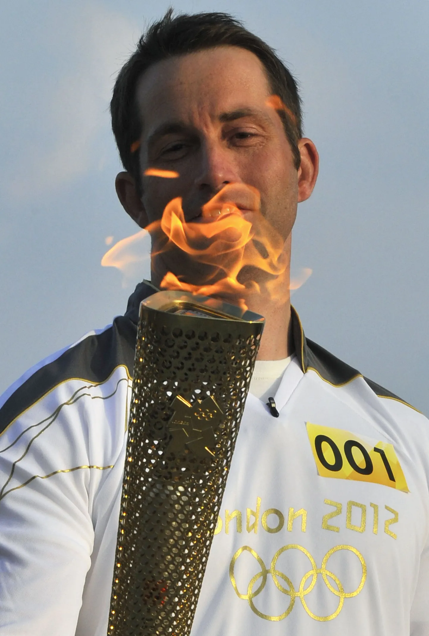 Ben Ainslie ja olümpiatuli