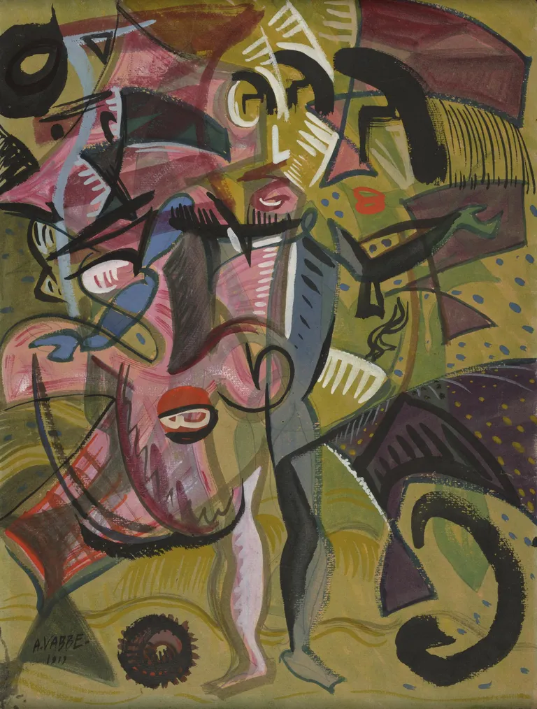 Ado Vabbe (1892−1961) «Muusika». 1919 Akvarell, guašš, paber