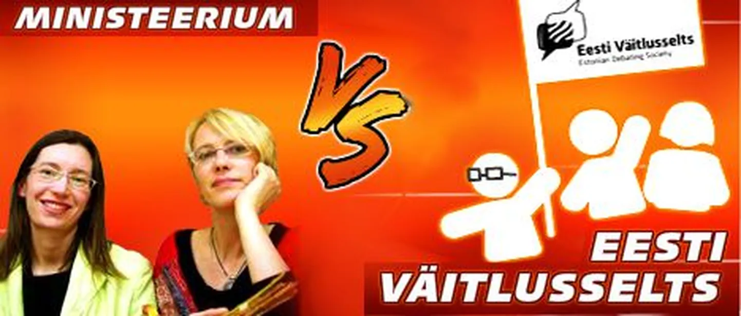 Online-väitlus vitsakeelu teemal.