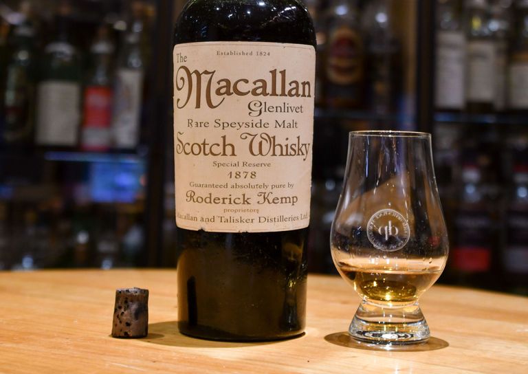 Testid näitasid, et tegemist ei ole 1878. aasta Macallan viskiga