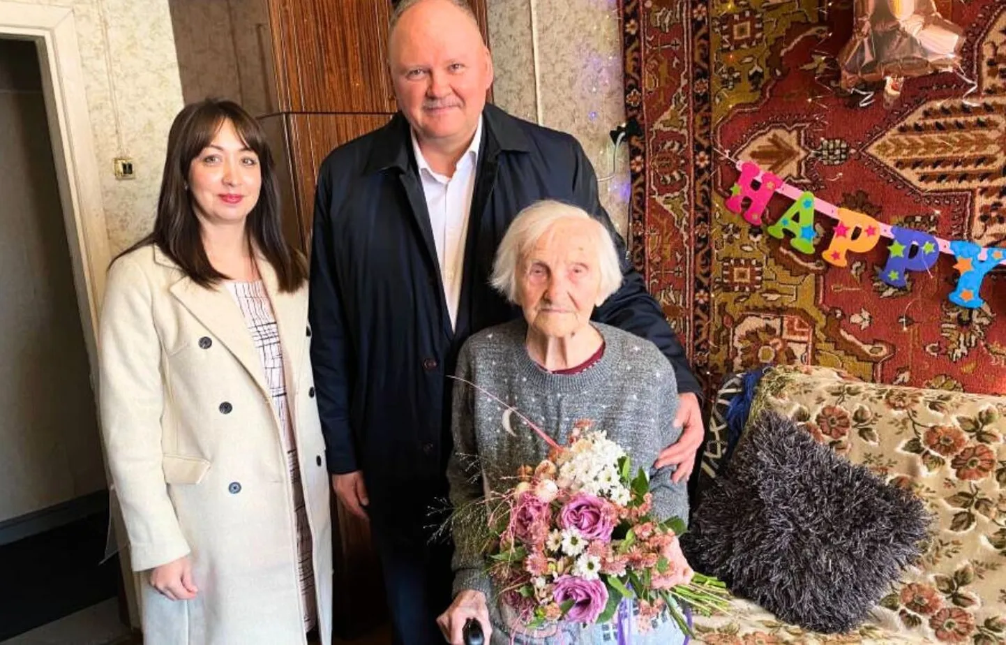 Мария Трошина празднует свой 105-летний юбилей
